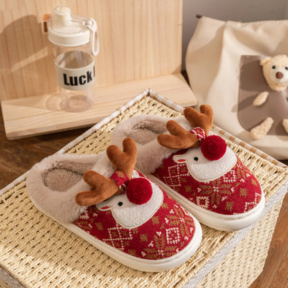 Cozy Reindeer Slippers