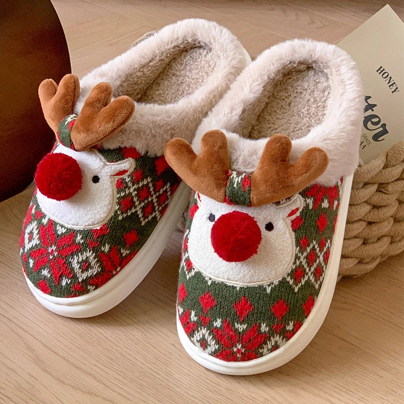 Cozy Reindeer Slippers