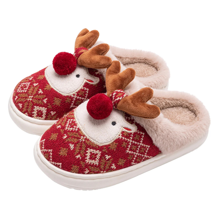 Cozy Reindeer Slippers